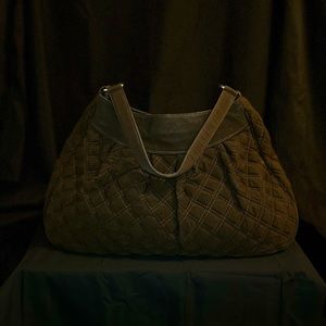 Vera Bradley Satchel Shoulder Bag; Brown